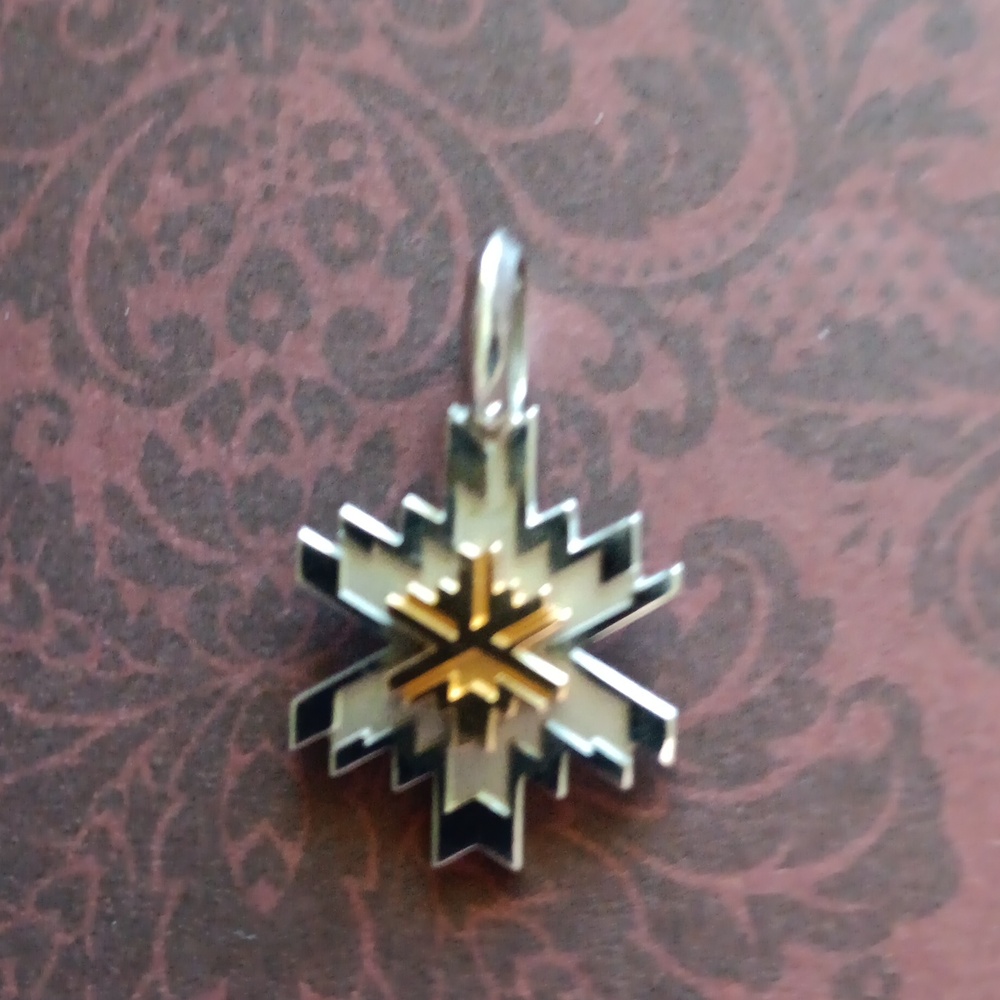 14K  2002  collectable Salt Lake City Olympic  necklace pendent . O.C. Tanner